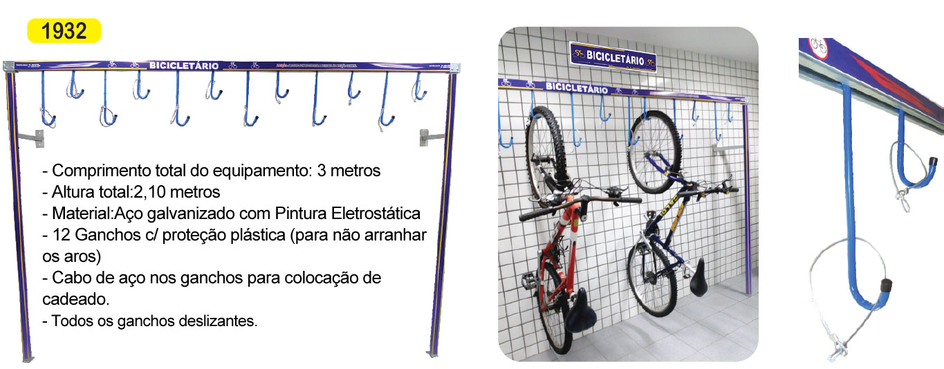 Vertical para 12 bicicletas